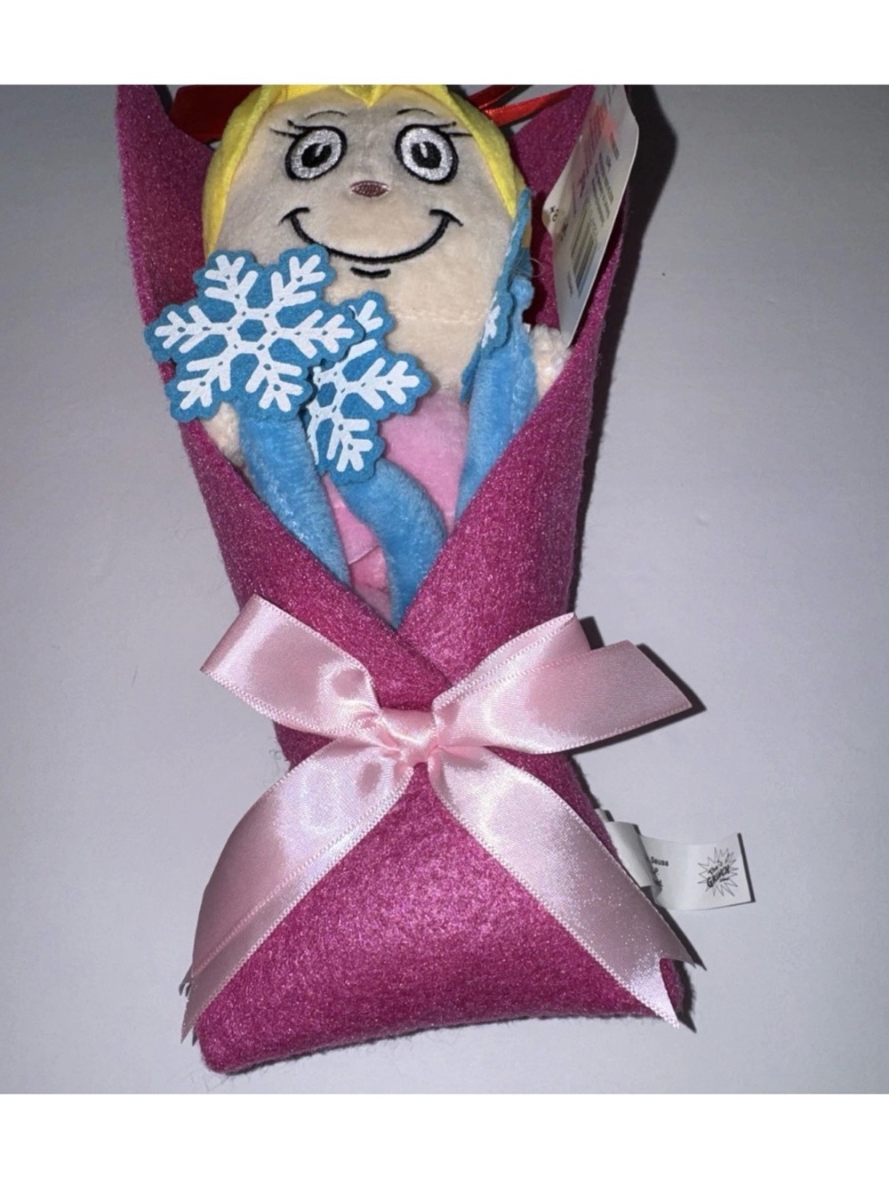 The Grinch Plush Kids Toy - Pink/Yellow/Blue - Picture 4 of 5